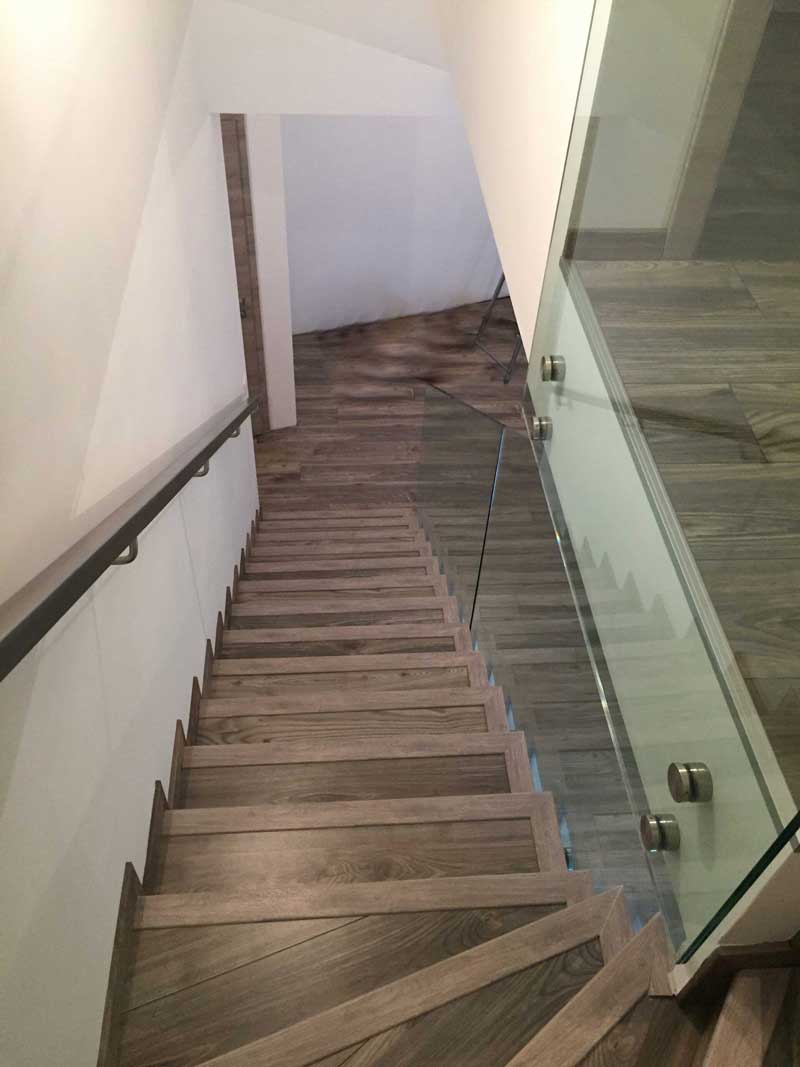 üveg korlát készítés